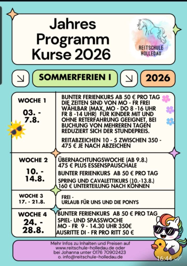 Sommerferienprogramm 1